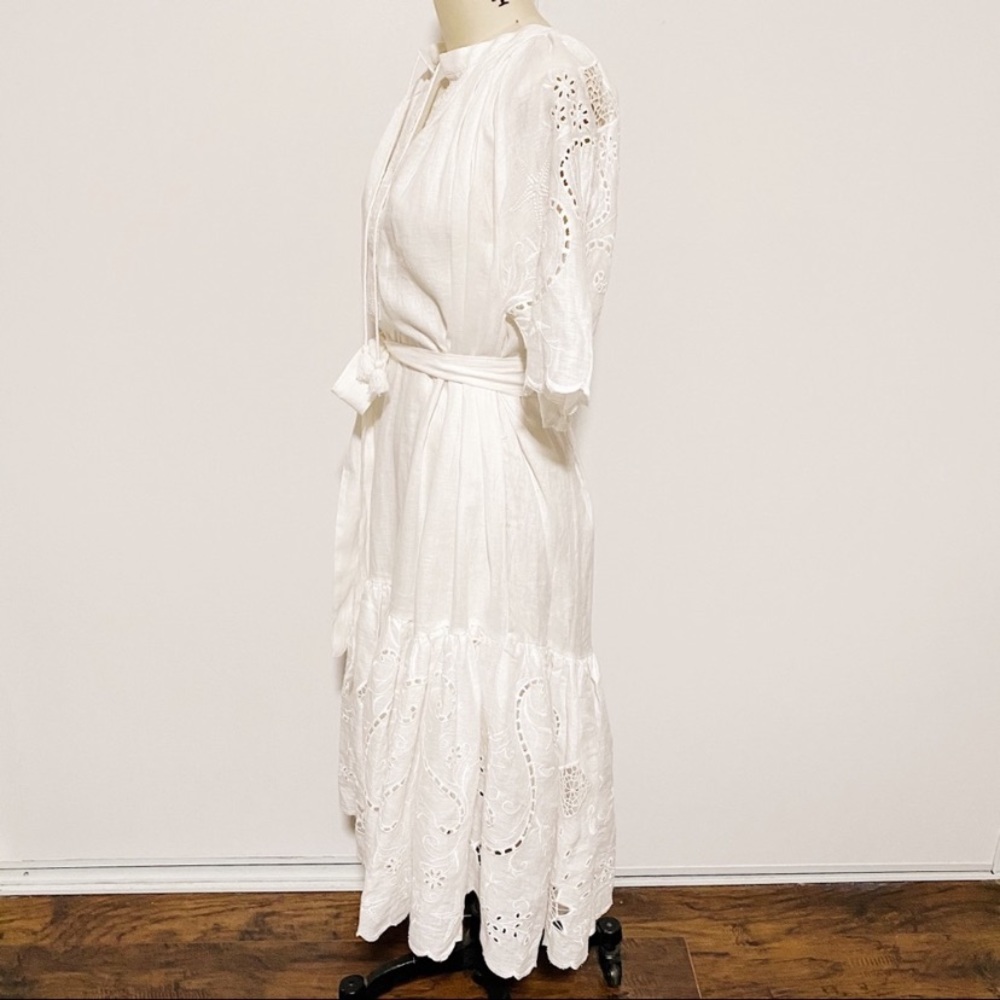 Spell & The Gypsy Seashell Midi Gown Eyelet Dress - image 4